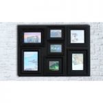 7-Picture Large Rectangular Frame: 2 Colours for only £12.99