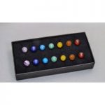 Chakra Semi-Precious Gem-Stone Earring Set for only £12.00