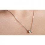 Rhodium-Plated Simulated Crystal Pendant for only £12.99