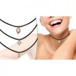 3 Turquoise Chokers for only £6.99