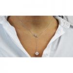 Infinity ‘Y’ Swarovski Elements Crystal Necklace for only £7.99