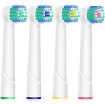 4-Piece Oral B Compatible Electric Toothbrush Head Set for only £2.99