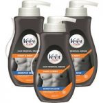 3 or 5 Veet Mens Hair Removal Cream – 400ml Bottles for only £29.99