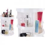 Rotating Make-Up Organiser with Adjustable Layers- 2 Colours for only £12.99