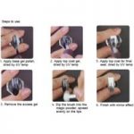 2 x Metallic Mirror-Effect UV Gel Nail Powder – Gold & Silver for only £6.99