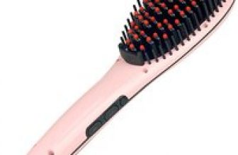 Hair Straightening Brush + FREE Detangler Brush – 3 Colours for only £12.99