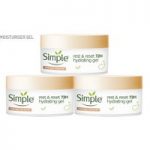 Simple Face Moisturisers – Gel, Tripe Protect or Protect and Glow for only £12.99