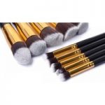 Hollywood LED Mirror with Make-Up Brushes & Make-Up Brush Cleaner for only £9.99