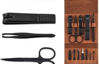 Manicure Set With PU Leather Wallet – 4, 12 or 16-Piece Set for only £4.99