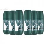 6-Pack of Sure Advanced Roll On Deodorant 100ml – 5 Options for only £17.99