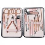 18-Piece Rose Gold Manicure & Grooming Set for only £9.99