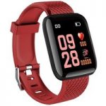 1 or 2 Colour-Screen Fitness Tracker Bracelets – 5 Colours for only £9.99