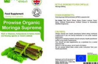 2 Month Supply of Prowise Moringa Oleifera Tablets – 120 Capsules for only £9.99