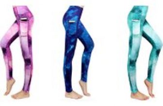 Print Sports Leggings with Phone Pocket- 6 Colours & 3 Sizes for only £19.99
