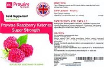 Up To 3-Month Supply of Prowise ‘Super Strength’ Raspberry Ketones – 60, 120 or 180 Capsules! for only £5.99