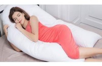 9ft U-Shape Back Support Pillow – 2 Optional Covers for only £11.99