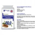3-Month Supply of Prowise Flaxseed Oil Premium+ 1000mg – 90 Capsules for only £7.99