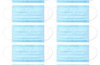 10-Pack of Disposable Face Covers for only £9.99