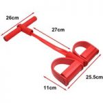 2 or 4 Handle & Pedals Resistance Bands – 5 Colours for only £8.99