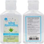 2, 4 or 8-Pack of Instant Hand Sanitiser 60ml – Aloe & Vitamin E for only £7.99
