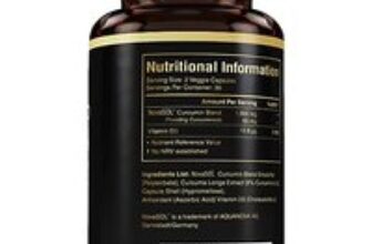 1 Month Supply of Liquid Curcumin with Vitamin D – 60 Capsules! for only £12.99