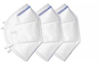 3 or 5-Pack of KN95 Reusable Respirator Face Covers for only £9.99