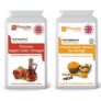 4 or 8 Month Supply of Turmeric & Apple Cider Vinegar Capsules for only £14.99