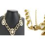 Gold Plated Lion Head Jewellery Set for only £15.00