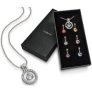 7-Piece Set of 18K White Gold-Plated Pendants with Crystals From Swarovski for only £12.99