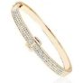 Gold Plated Crystal Bangle for only £6.99