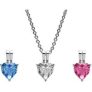 Heart Pendant Necklace with Crystals From Swarovski for only £9.99
