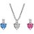 Heart Pendant Necklace with Crystals From Swarovski for only £9.99