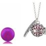 9K Gold or Silver-Plated ‘Guardian Angel’ Soundballl Necklace – 3 Colours for only £9.00