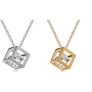 Crystal Cube Necklace – 2 Colours for only £9.99
