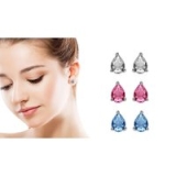 Set of Teardrop Earrings Made With Crystals From Swarovski® for only £12.00