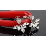 Floral Swing Crystal Earrings for only £9.99