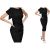 Chiffon Pencil Dress – 4 Colours, 3 Sizes for only £12.99