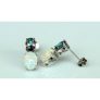 18K White Gold Rhodium Plated Mystique Earrings for only £24.99