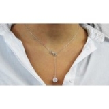 Infinity ‘Y’ Swarovski Elements Crystal Necklace for only £7.99