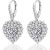 Heart Drop Crystal Earrings for only £12.00