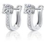 Crystal Buckle-Hoop Earrings – 1 or 2 Pairs! for only £4.99