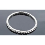 18K White Gold Plated Solitaire Crystal Set for only £14.00