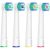 4-Piece Oral B Compatible Electric Toothbrush Head Set for only £2.99