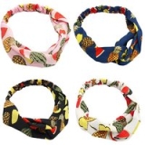 10-Pack of Summer Print Twist-Knot Headbands for only £9.99