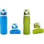 Silicone Folding Water Bottle 750ml- 5 Colours for only £7.99