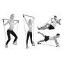 Pilates Stick with Resistance Bands – Comes with Workout DVD! for only £19.99